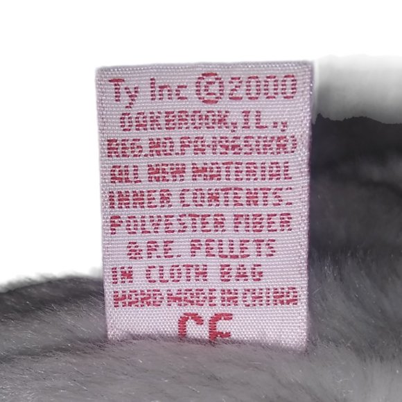 VTG Y2K TY Righty Republican Elephant Beanie Buddy Stuffed Bean Plush Toy - Picture 4 of 6